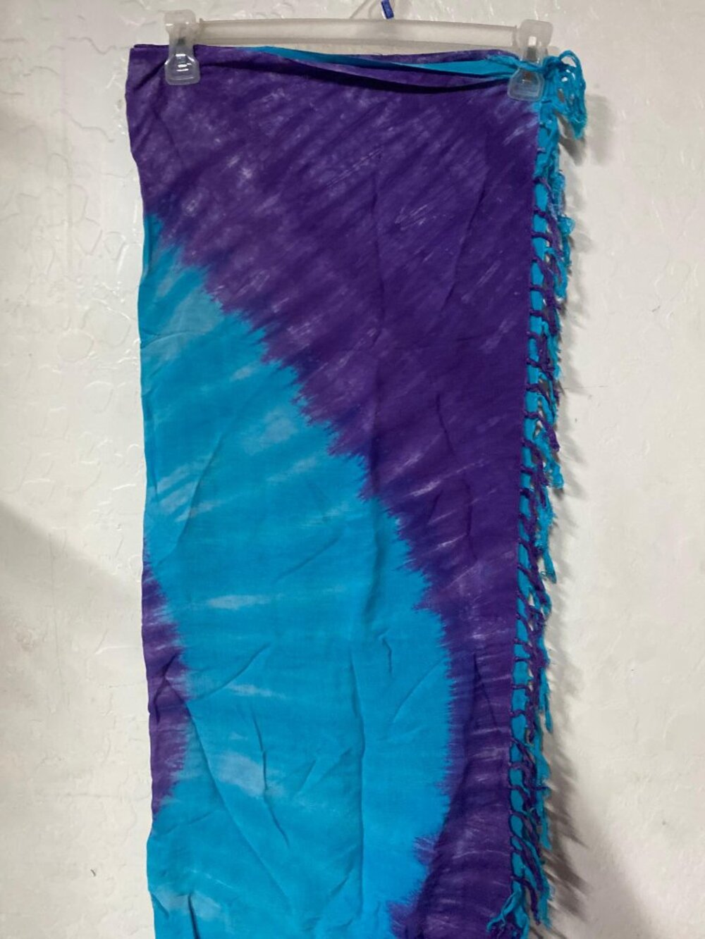 Maiden Voyage Purple & Blue Tie Dye Light Weight Sarong Beach Blanket